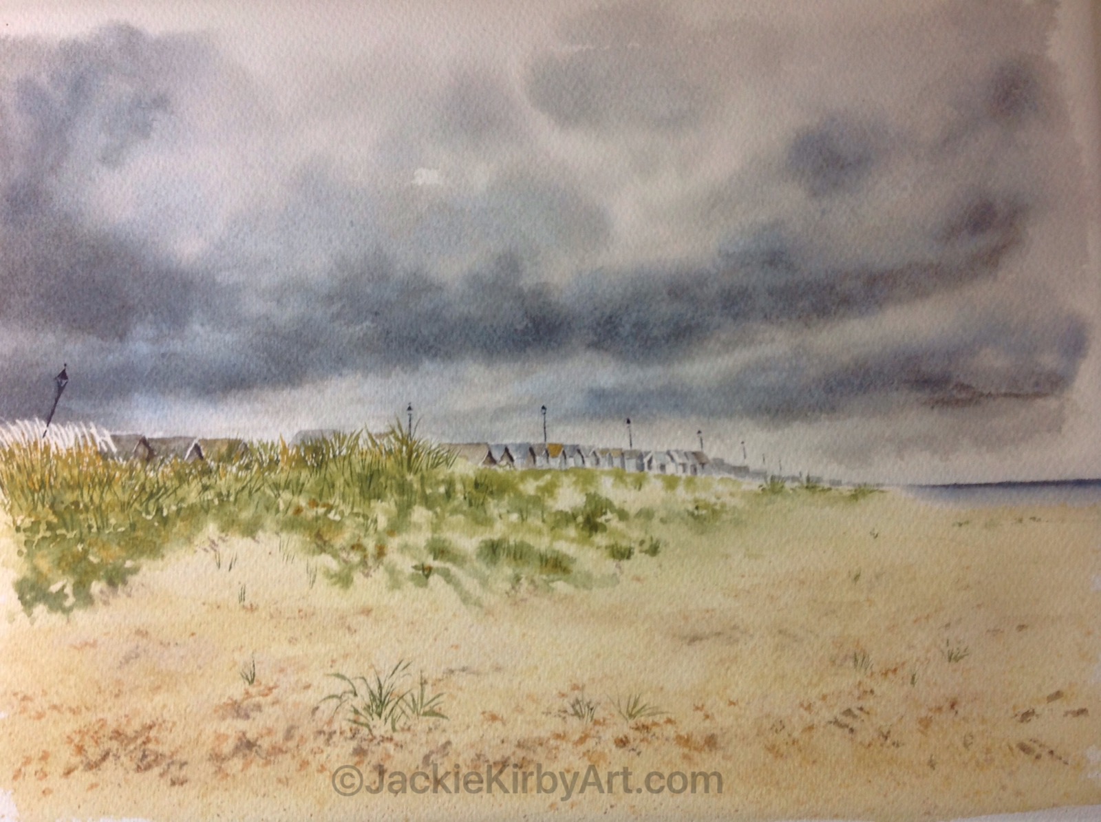 Watercolour stormy Sutton