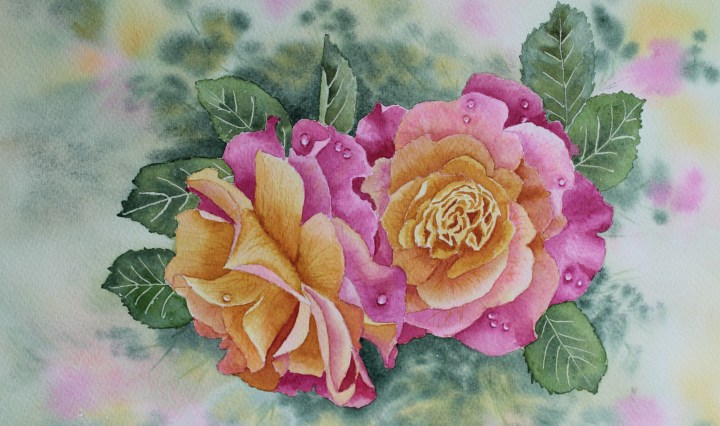 Roses Watercolour