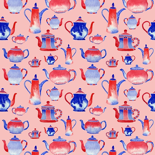 Oven Glove Rose Pattern